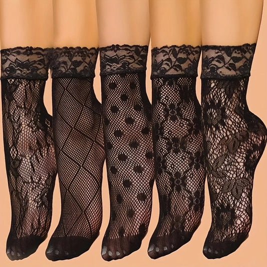 Plus-size Sexy Elastic Mesh Fishnet Stockings