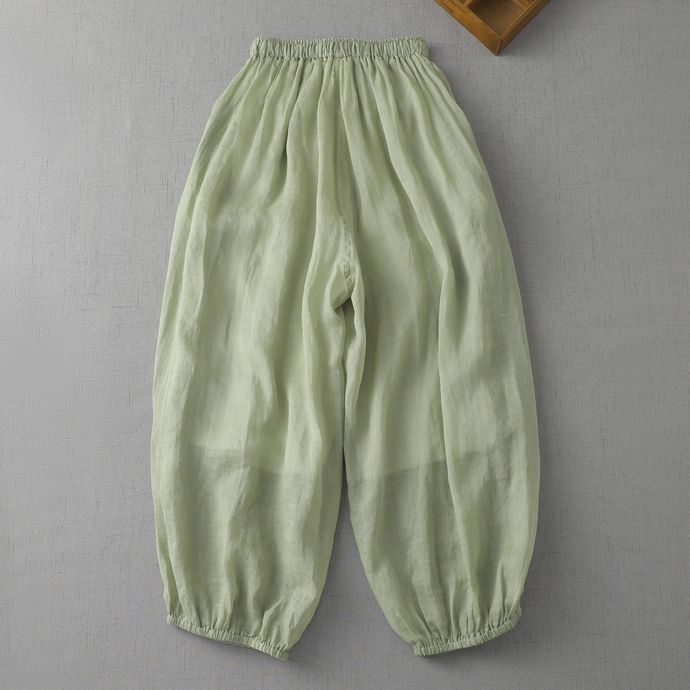 Women's Fashion Casual Elastic Waist Loose Bloomers