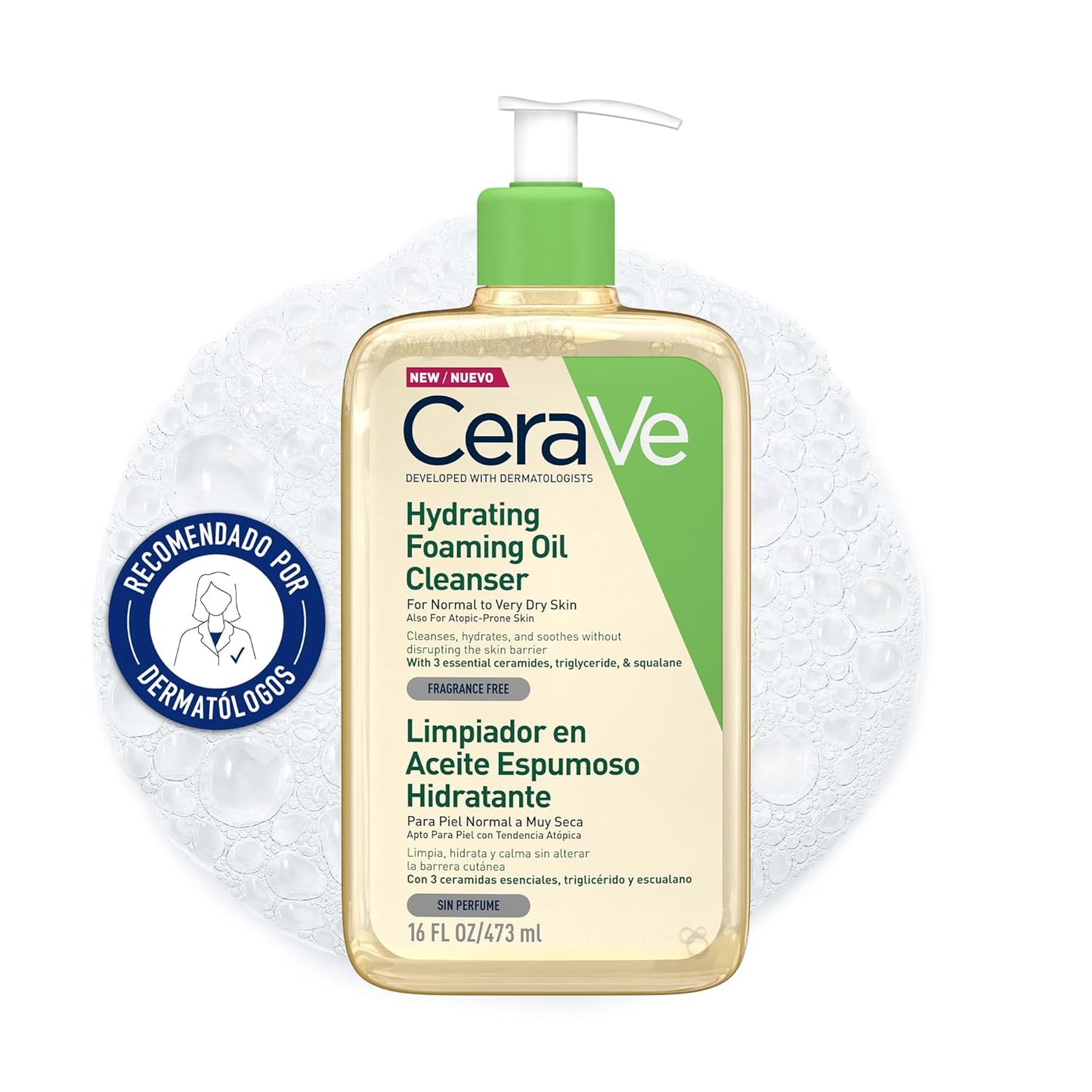 Cerave Limpiador En Aceite Espumoso Hidratante