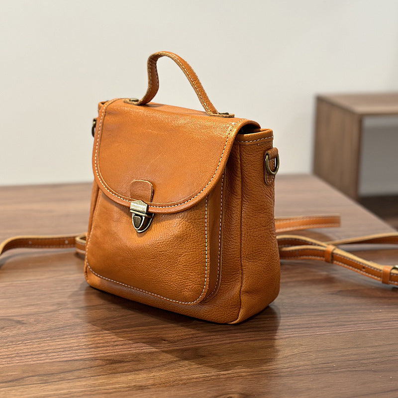 Leather Backpack Women's Small Backpack Sophisticated Type