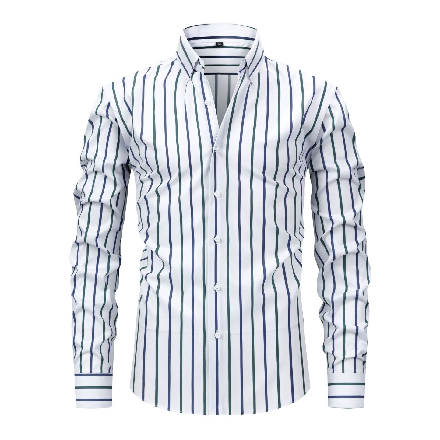 Four-sided Stretch Digital Printing Striped Long Sleeve