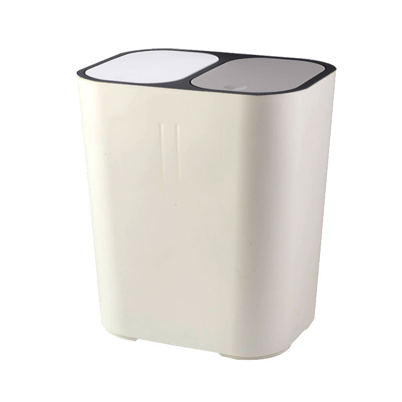 Household Classification Trash Can Living Lid Dry And Wet Separation Trash