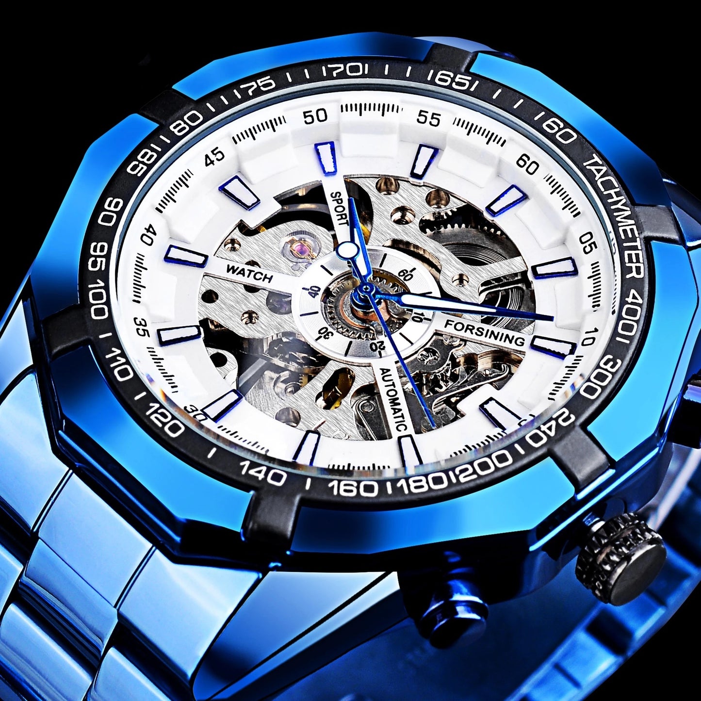 A Drop Shipping Forsining Watch Men's Fashion Casual Classic Popular Waterproof Manual Mechanical Watch