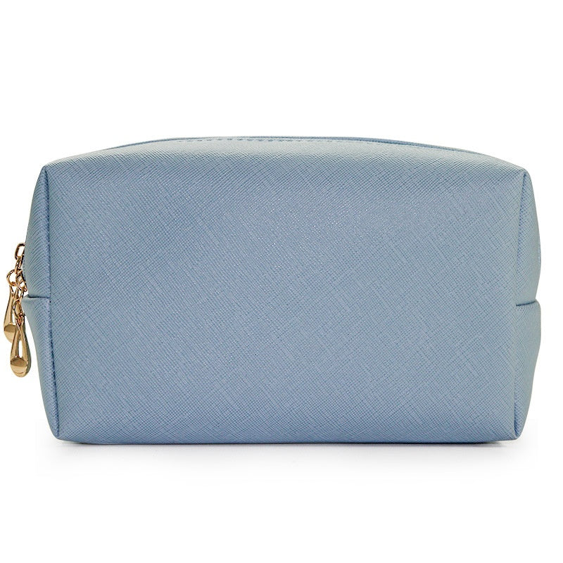 PU Leather Octagonal Square Makeup Storage Bag, Simple Design
