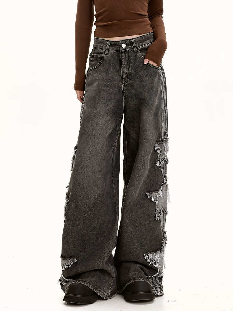Loose Slimming  Draping Wide-leg Floor-length Pants
