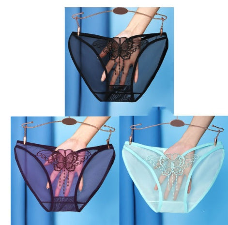 Butterfly High Elastic Breathable Transparent Briefs