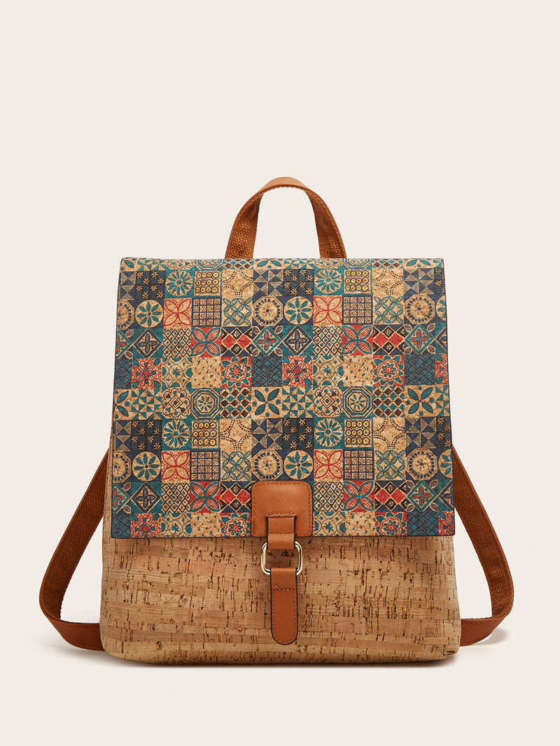 Luxury Fashion High-grade Fashion Retro Printed Backpack
