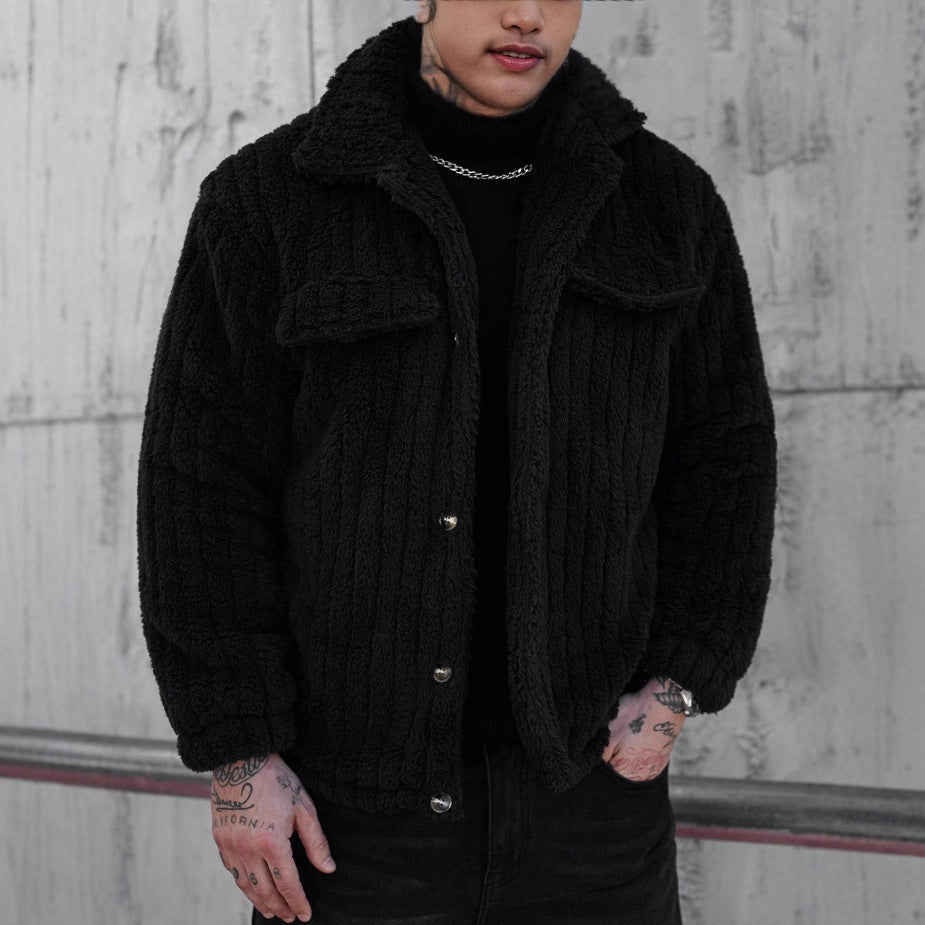 Comfortable-lined Casual Mens Jacket From Europe And The US