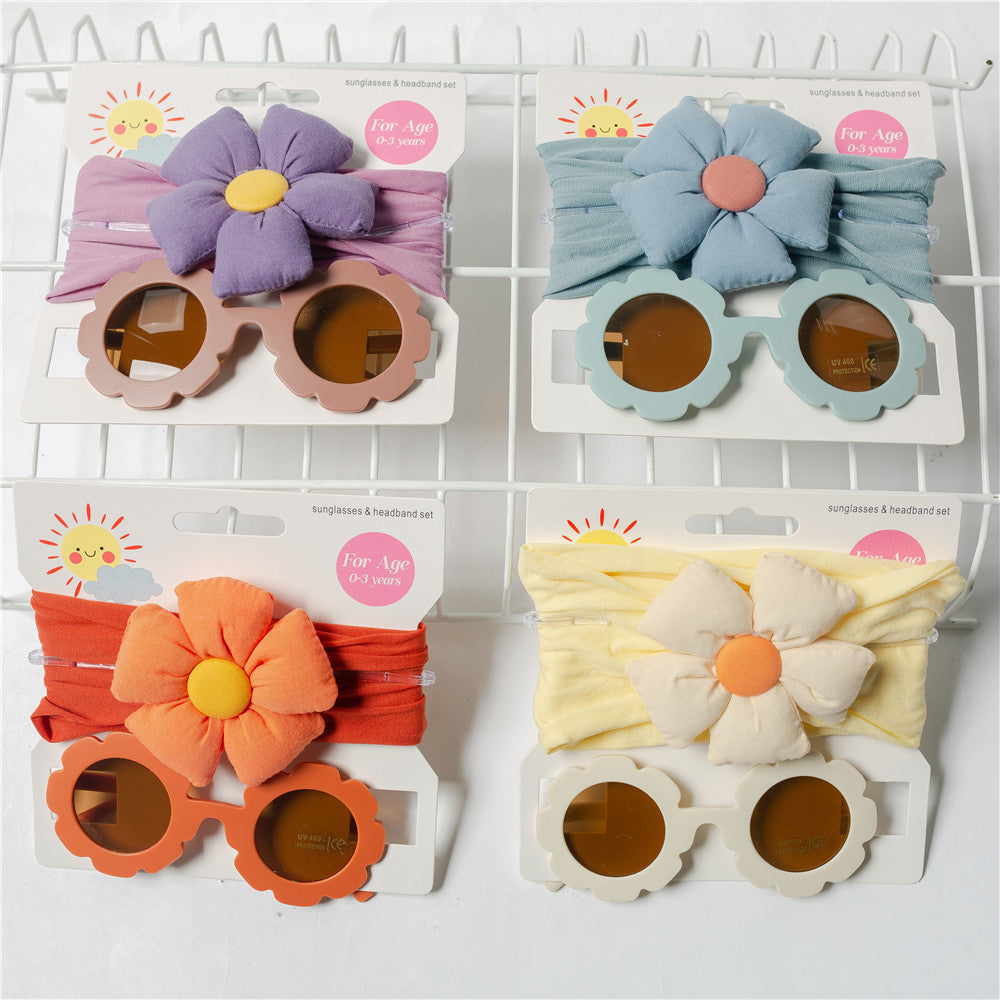 Children's Hair Band Glasses Set