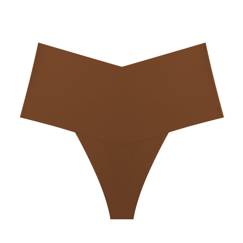 Women's Seamless Ice Silk Cotton Crotch Underwear