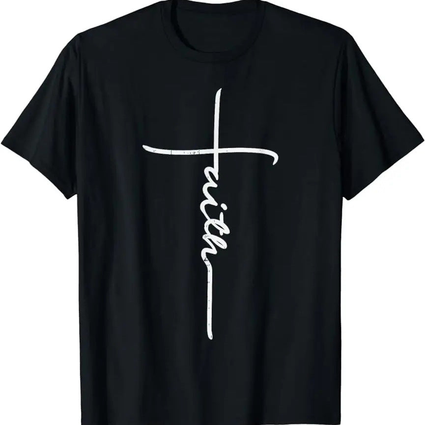 Fashion Cotton T Simple Letters Printing Ladies