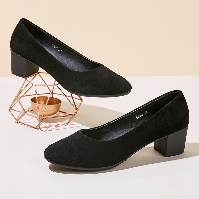 Super Soft Suede Business Workplace Office Women's Shoes