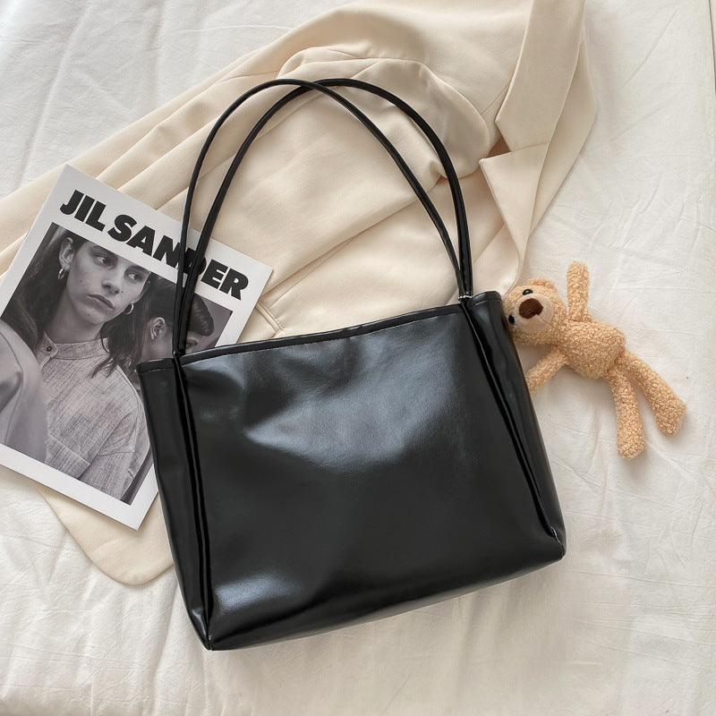 Large Capacity Simple New Trendy Korean Style Trendy One-shoulder Bag