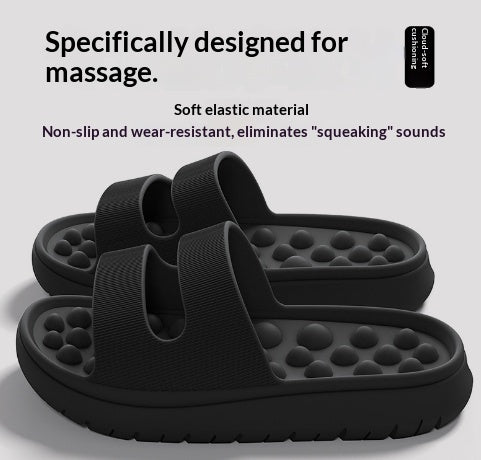 Women's Thick-Soled, Cushy Massage Slippers