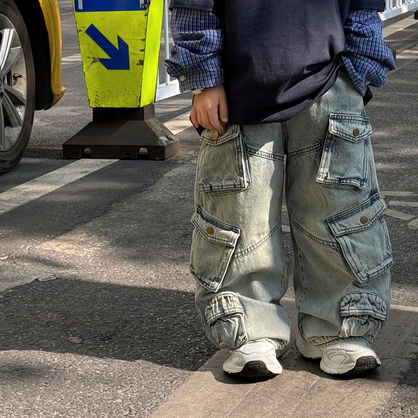 Spring New All-matching Work Clothes Children's Trousers