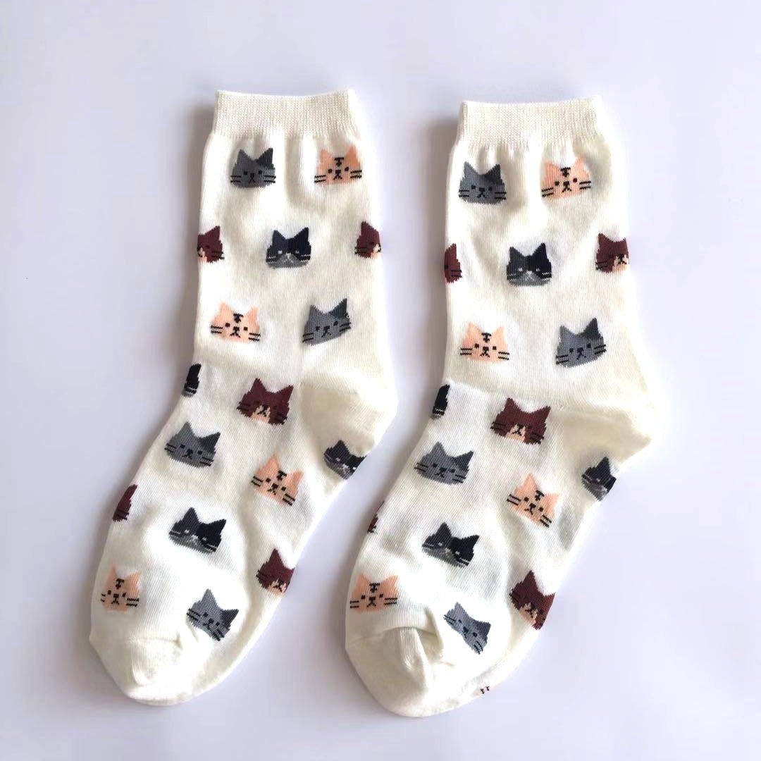 Women's Cartoon Cotton Socks