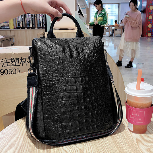 Women's Casual Fashion Solid Color Backpack