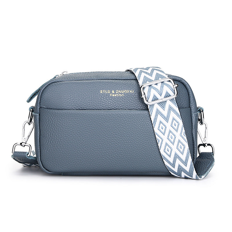 Damemode Enkel Førstelags Læder Enkeltskuldret Crossbody Taske