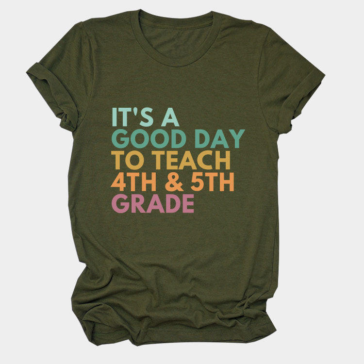 Simple Casual Round Neck Women's Short Sleeve