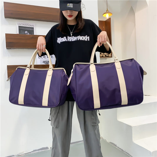 Retro Short Travel Bag Women's Size Light Storage