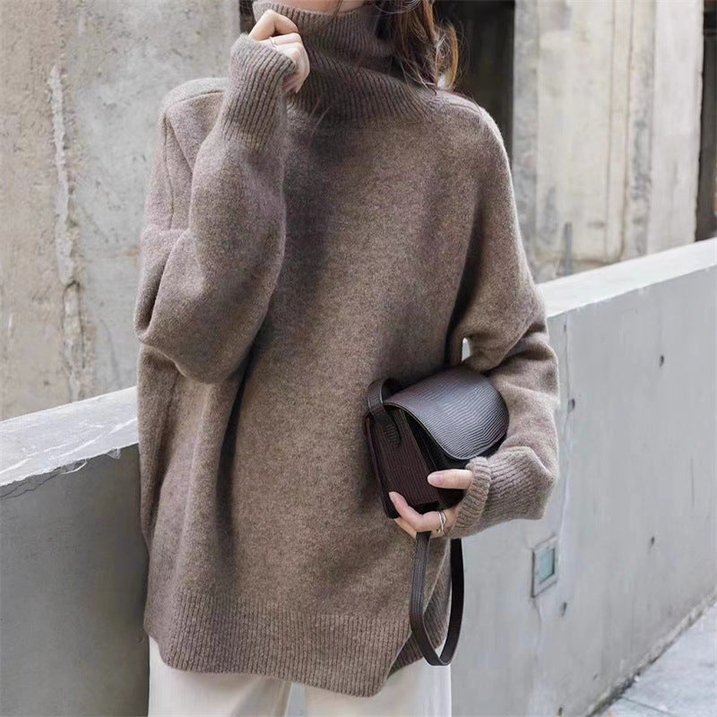 Ny EfterårVinter Fransk-inspireret Retro Afslappet Sweater