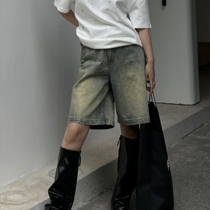 Loose-fitting Wide-leg Slim-fit Straight Pants