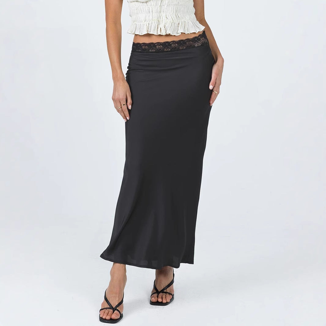 Fashionable Elastic Sheath Long Skirt For Women
