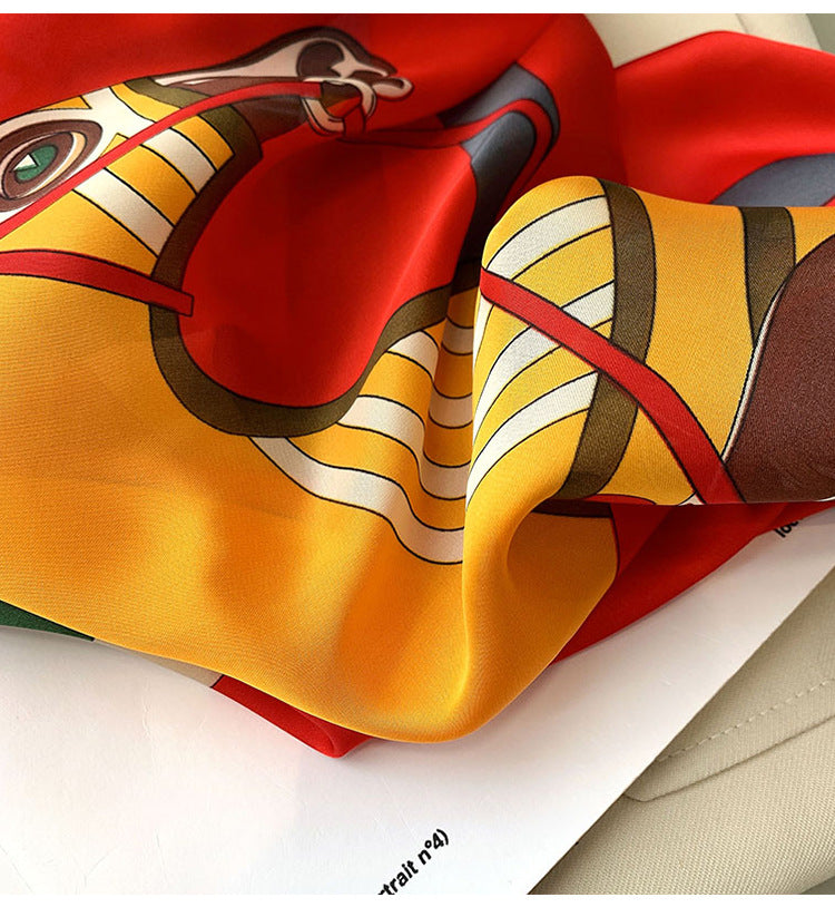 Fashion Decoration Spring And Summer New Print Square Towel