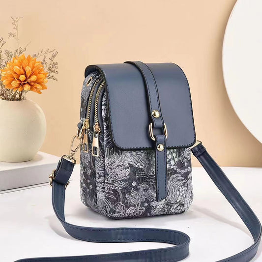 Women's Versatile Multi-compartment Mobile Phone Bag
