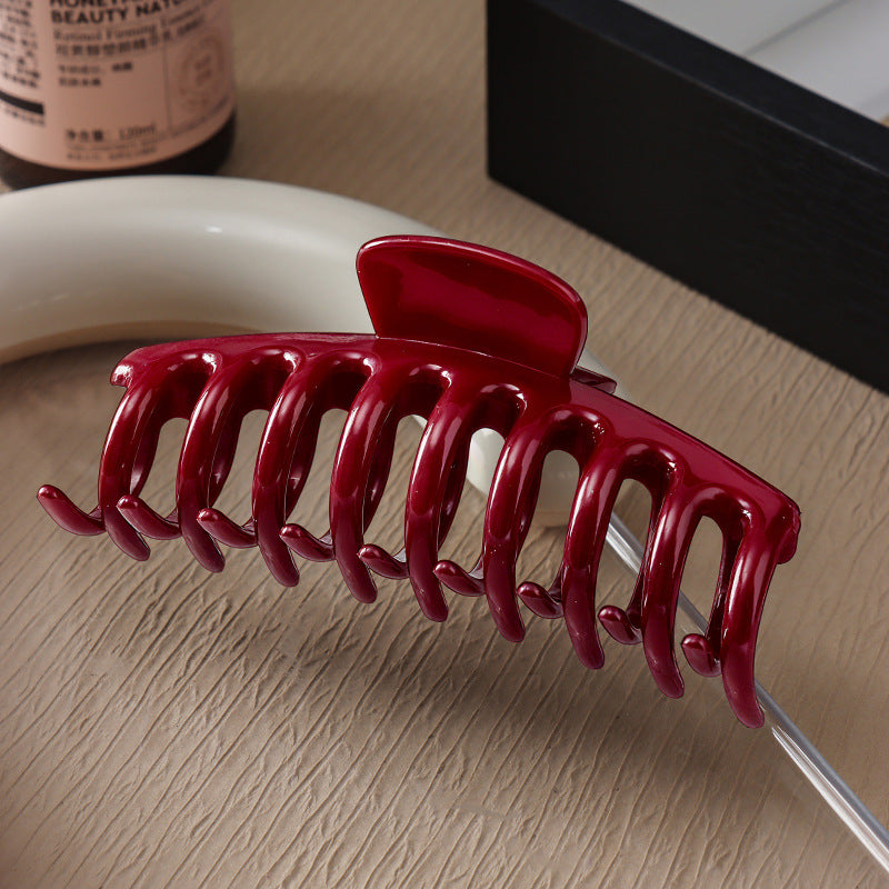 Soft Shark Clip Large Back Head Barrettes Anti-collision Hair Drop-resistant Durable Clip Grip