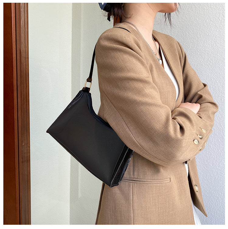 Underarm Bag Retro Casual One-shoulder Diagonal Bag Transparent Jelly Bag Female Candy Color Portable Baguette Bag