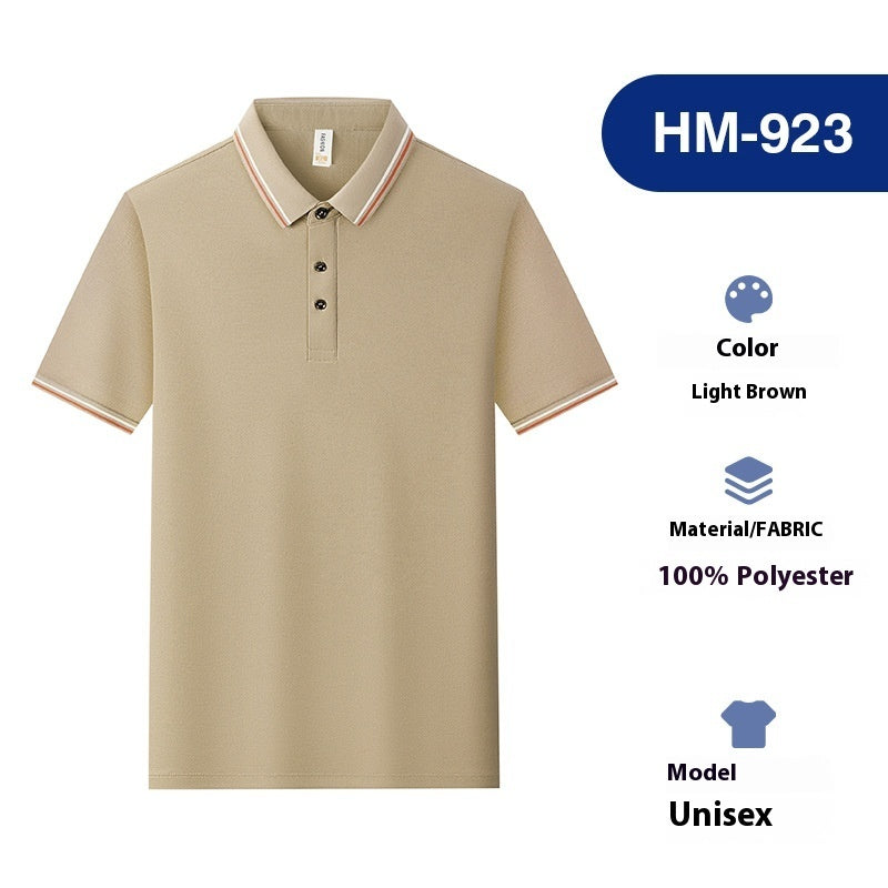 Lapel Polo Shirt Summer Work Clothes