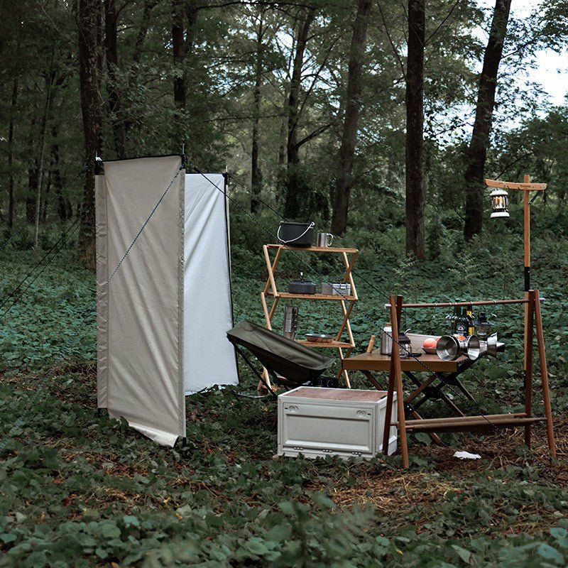 Udendørs Brændeovn Camping Skærm Array Skal Strand Vindskærm Telt