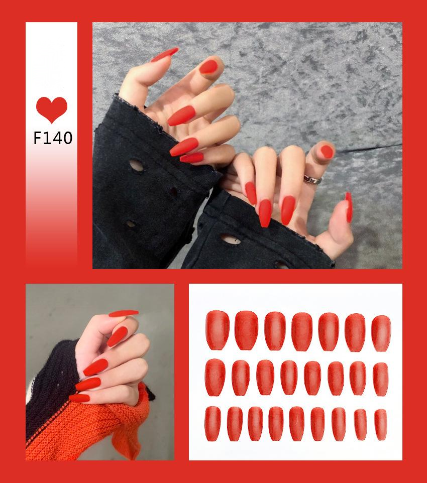 Matte Matte Super Long Ballet Nail