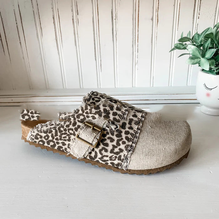 European And American Stitching Frayed Lazy Flat Slippers