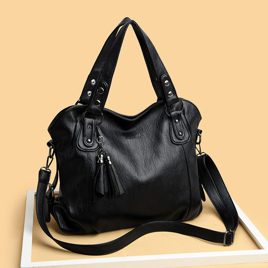Women's Shoulder Tassel Crossbody Handbag
