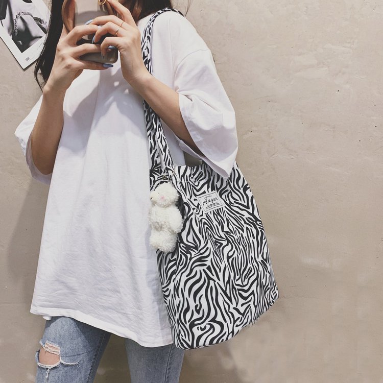 Simple Commute Canvas Bag Women's Handbag