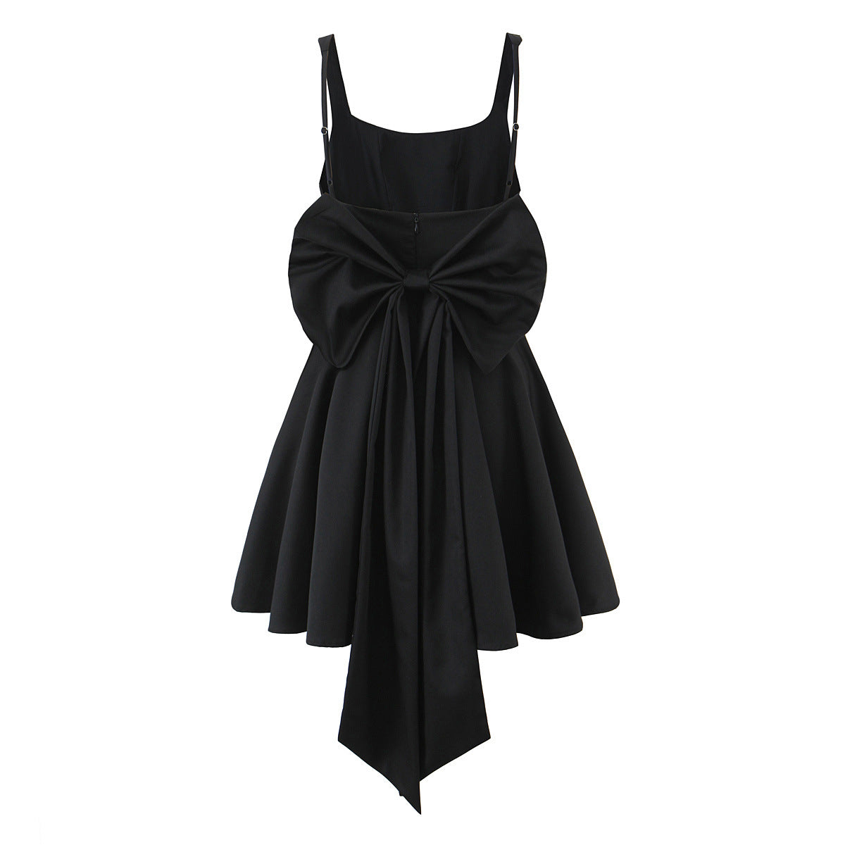 Casual Slim Fit Butterfly Bow Design Backless Dress
