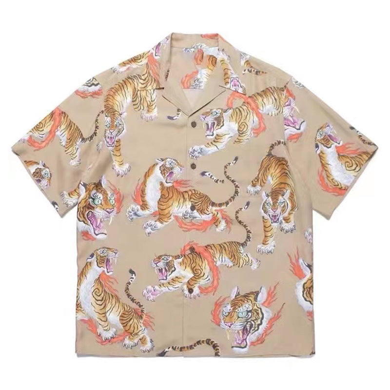 Summer Leisure Loose Shirt Men's And Women's Tops