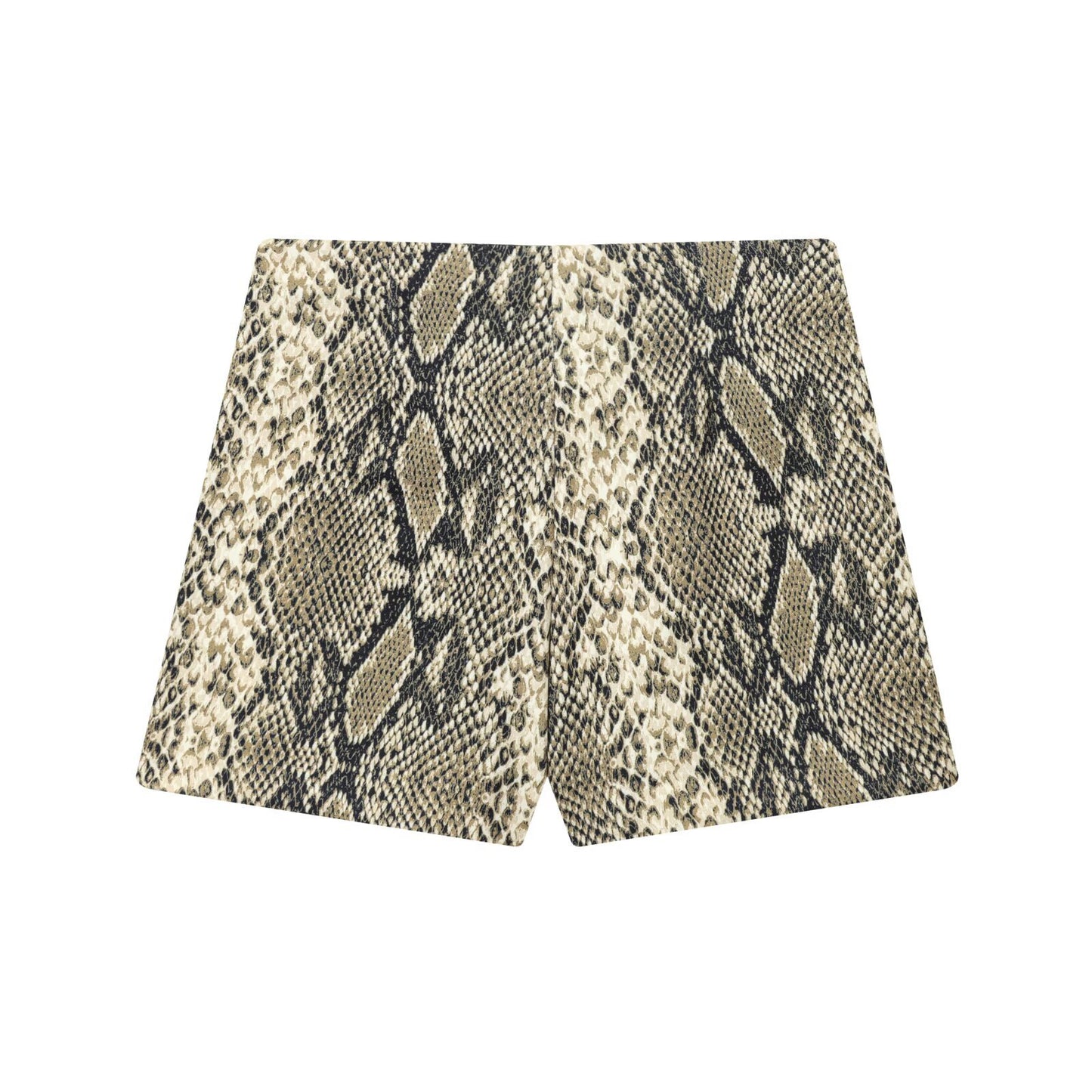 High waisted versatile shorts printed skirt