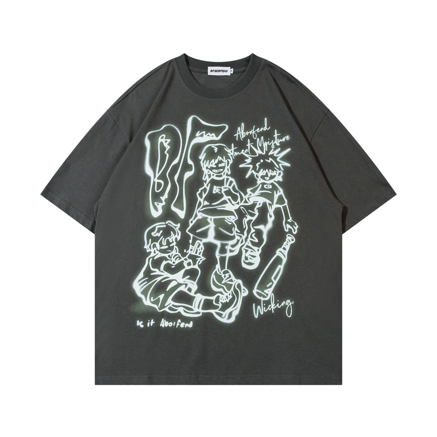 T-shirt Men And Women Loose Fashion Brand