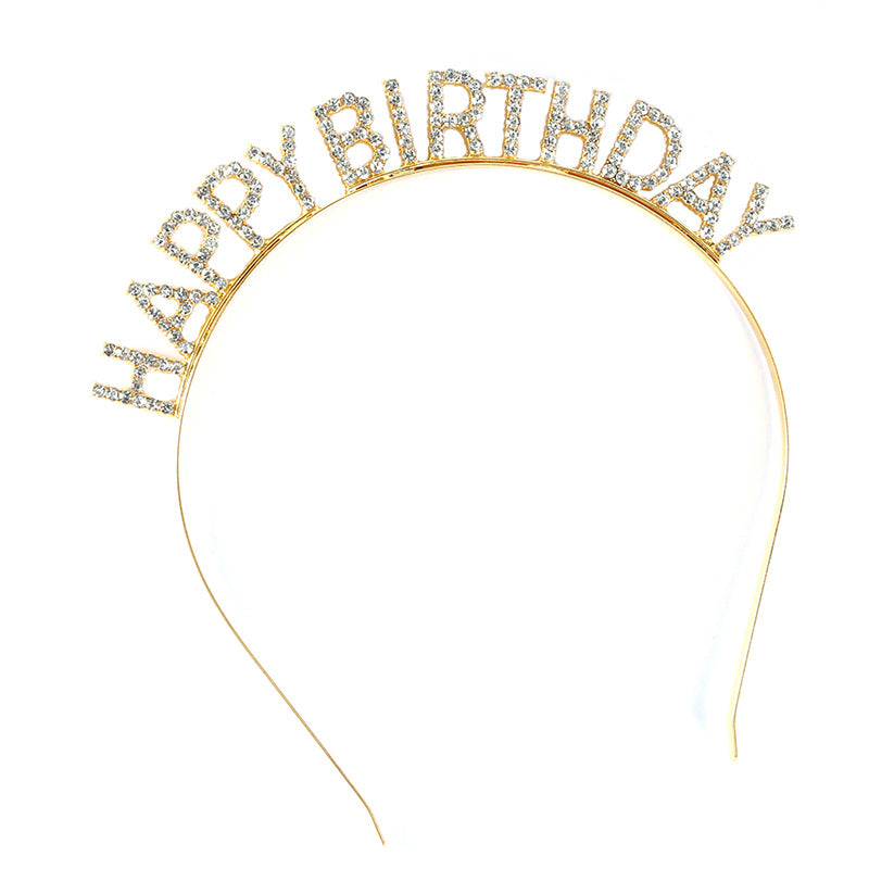 Happy Birthday Internet Celebrity Baking Decoration Cake Crown