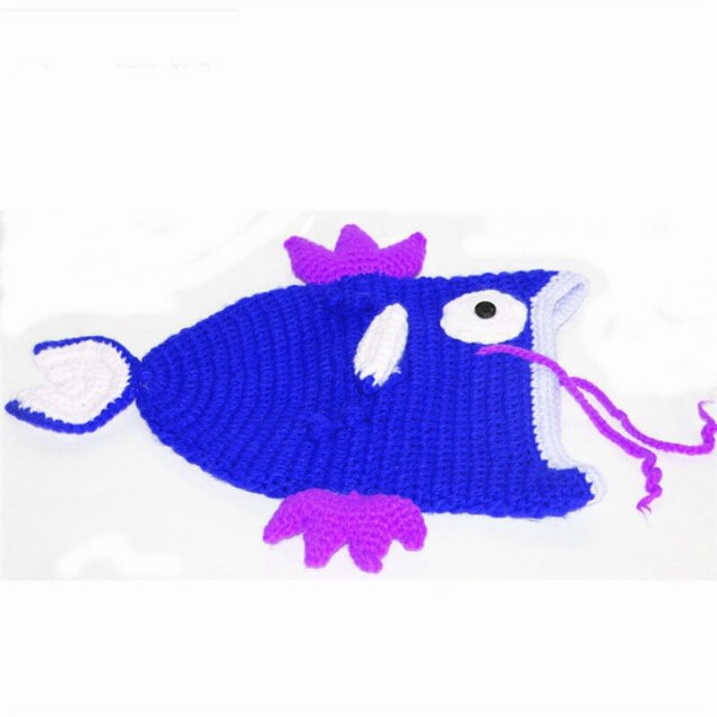Handmade Knitted Goldfish Hat Funny