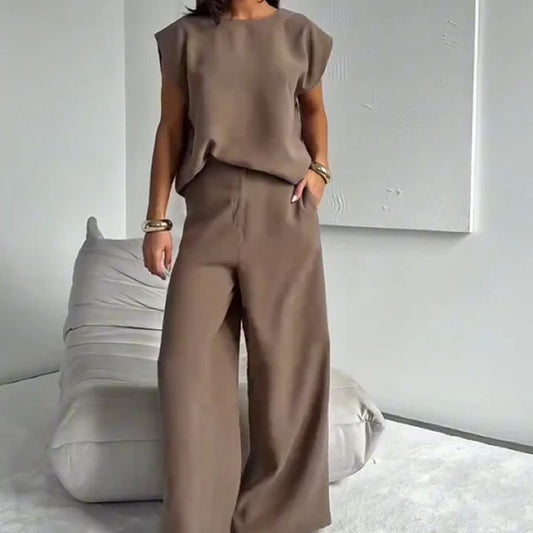 European And American Autumn And Winter New Sleeveless Solid Color