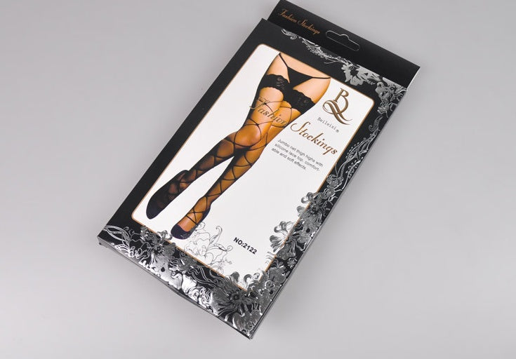 Long Tube Thigh Over Knee Lace Stockings Silicone Non-slip