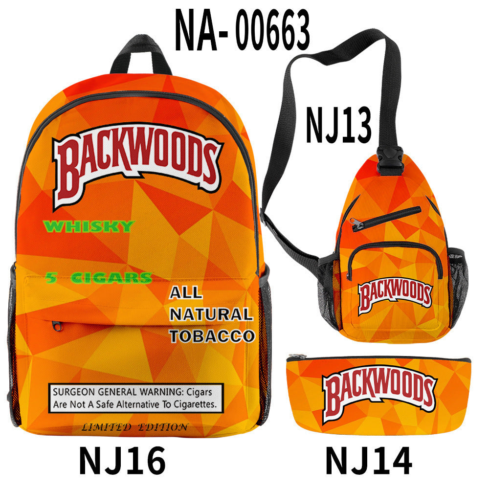 Men's And Women's Backpack Oxford Waterproof Sports Backpack