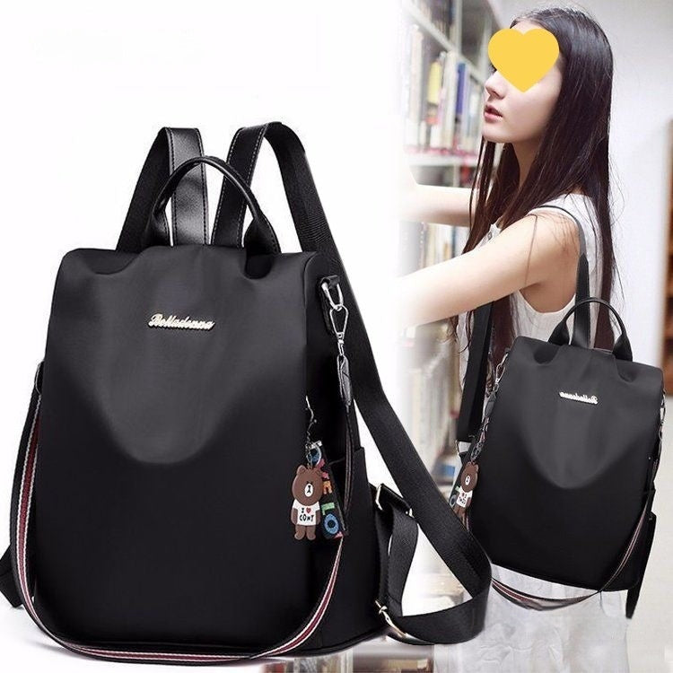 Women's Large Capacity Backpack Oxford Cloth Canvas Backpack