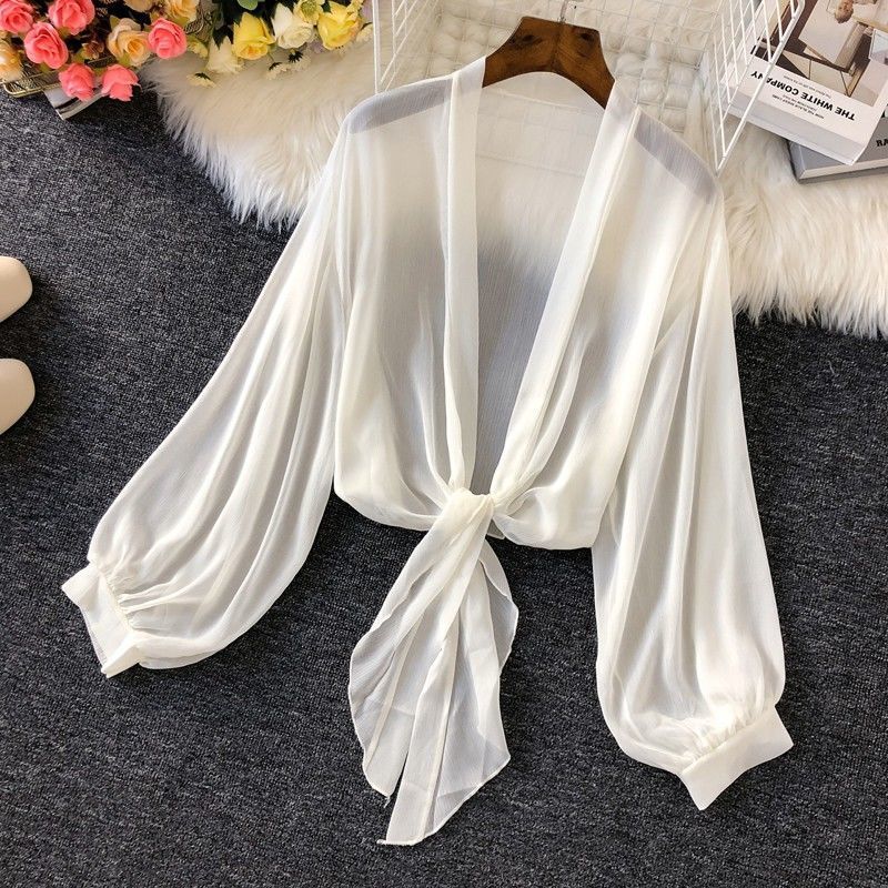 Support Outer Wear UV-proof Thin Breathable Ice Silk All-matching