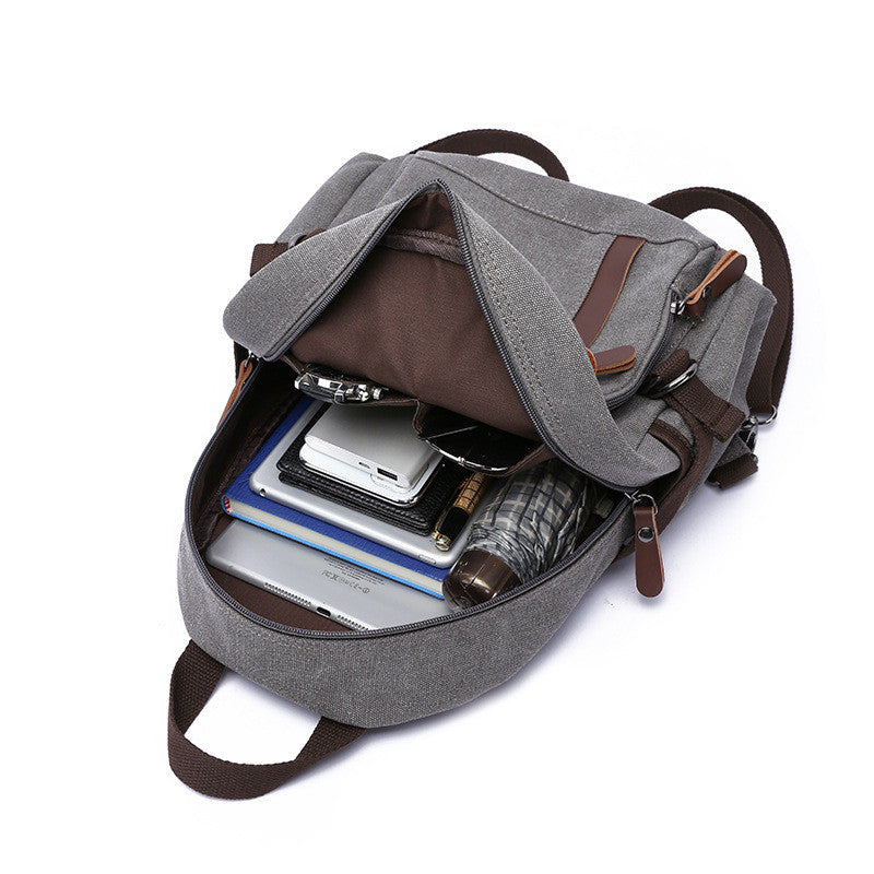 Men's And Women's Fashionable And Casual Canvas Shoulder Bag
