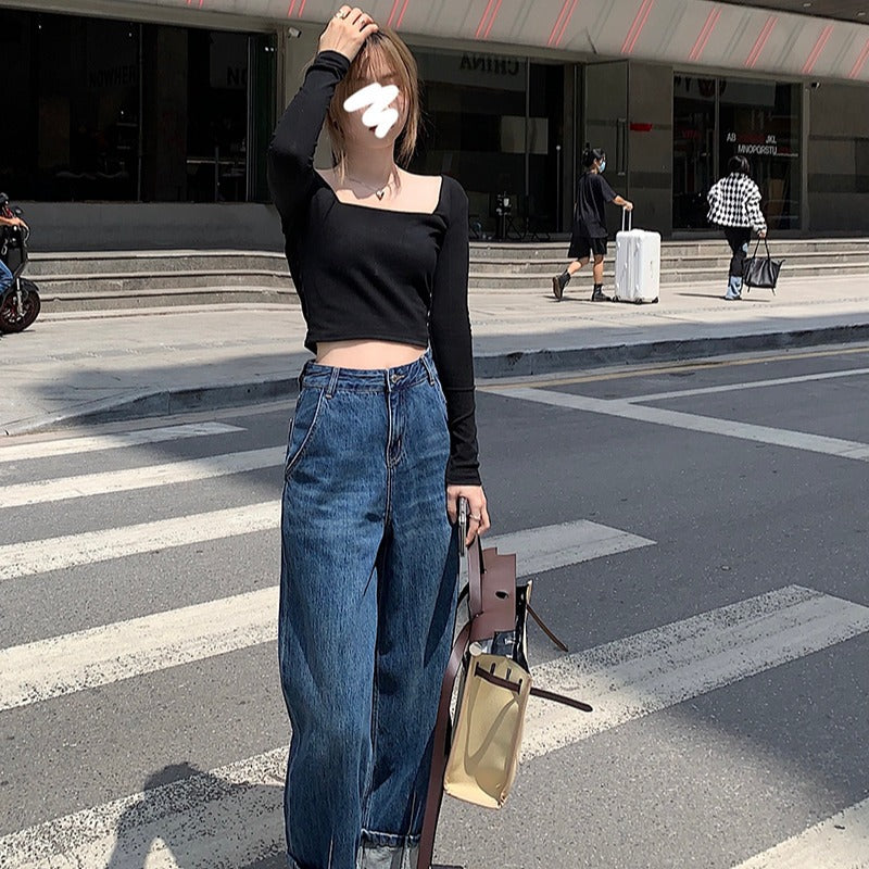 Washed All-match Loose-fitting Harem Pants